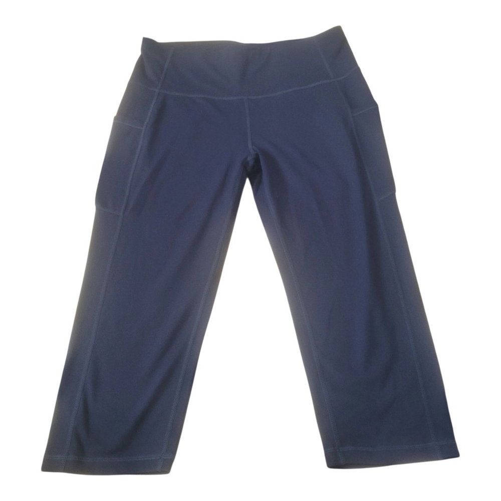 Dragon Fit‎ Womens XL High Waisted Crop Capri Leggings